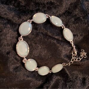 Bracelet. Palest blue.